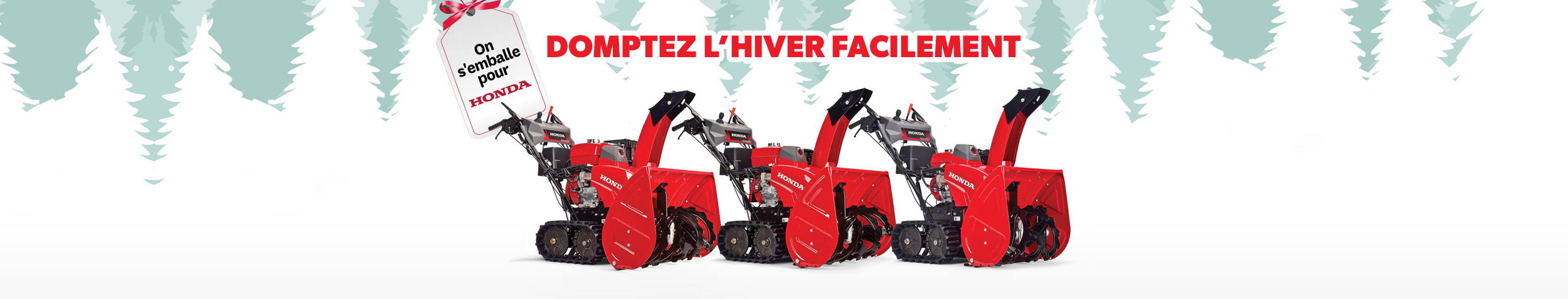 Souffleuses Honda – Domptez l’hiver facilement